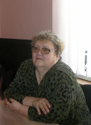Teresa Krasnokucka-Suchomłynowa,<br /> dyrektor Domu Polskiego w Berdiańsku.